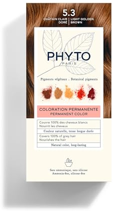 PHYTO PhytoColor Permanente Haarfarbe, 5.3 Light Golden Brown