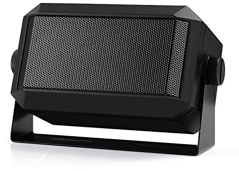 Radioddity CB-Mobilfunk-Außenlautsprecher, tragbarer Mini-Universallautsprecher, 5 W, 71-Zoll-Stromkabel, für Auto, LKW, Fahrzeug, 4 x 4, kompatibel mit Radioddity CB-27,CB-500,CS-47,QT80