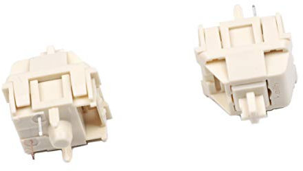 KAILH Cream Speed Pro MX SMD 3 Pin RGB Switches for Backlit Mechanical Gaming Keyboard (75 pcs, Novelty Cream)