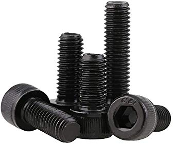 Tornillos hexagonales M6 x 35 negros DIN 912
