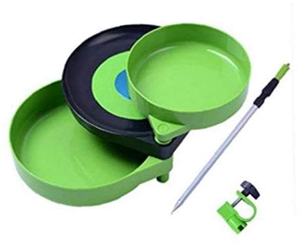 Hotaden Fishing Tackle Rig Tray Outdoor Magnetic Mini Pull Bait Tray Plastic Bait Plate Fishing Accessories Fishing Magnetic