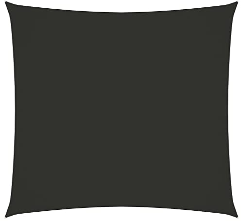 vidaXL Sonnensegel Wasserfest Sonnenschutz Windschutz Sonnendach UV Schutz Garten Terrasse Balkon Oxford-Gewebe Quadratisch 2,5x2,5m Anthrazit