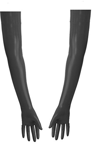 LatexDreamwear - Handschuhe oberarm lang aus 100% Latex – für Sie und Ihn - veredelte Oberfläche nicht chloriert – reichen bis an die Oberarme