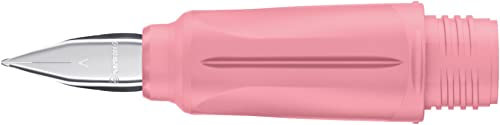 Ergonomic School Fountain Pen - STABILO EASYbuddy Pastel - Grip - Beginner Pen - A Nib - Rosy Blush