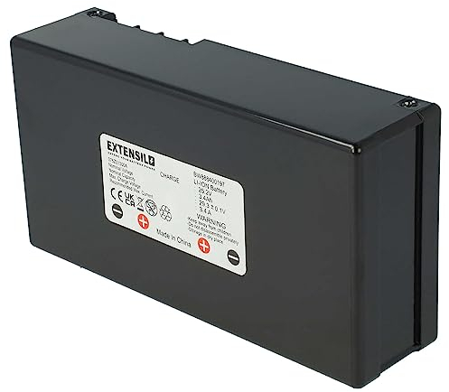 EXTENSILO Akku kompatibel mit Ambrogio L35 Deluxe, L 30e lite +, L30e Lite +, L60 b, L50 Rasenroboter Rasenmäher (3400mAh, 25,2V, Li-Ion)