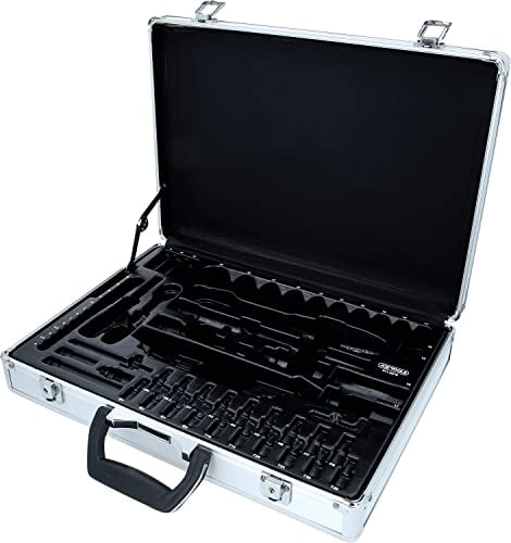 KS TOOLS 911.0670-99 Coffret vide en aluminium pour jeu de clés à douille 1/4 + 1/2 [ASIN B001ECR89E]