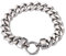 Skcess Männer Armband Silber，Kettenarmbänder Minimalistischer Stil Rostfreier Stahl Armkette Herren