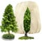 Winterschutz für Pflanzen, Frostschutz Pflanzen Winterschutz Extra Groß Pflanzenschutzsack für Baum Palmen Olivenbaum 360x250cm, Verdicken Kälteschutz Haube Zelt mit Reißverschluss Zugband für Garten