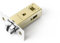 Qrity 45mm Tubular Latch, Forked Mortice Latch, Mute Door Sprung Latch, with Stainless Steel Panel for Internal Doors, Lever Door Handles