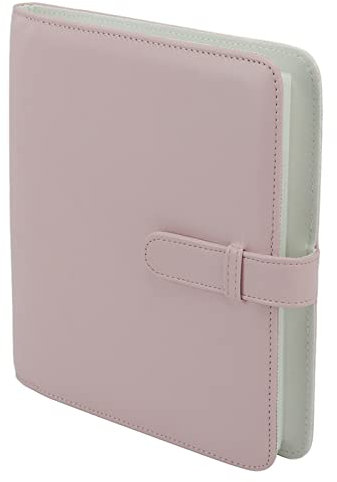 3-Zoll-Fotoalbum, 256 Taschen Foto-Bilderalbum, PU-wasserdichtes Kleines Fotokartenhalterbuch, für Instax, Filmkamera (Rosa)