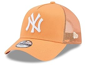 New Era New York Yankees Basecap Mädchen Junge orange Truckerkappe Kids verstellbar MLB - Youth