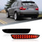 NJSSJD LED-Reflektorleuchten für die hintere Stoßstange, kompatibel mit 2007–2009 B.MW X5 E70 Pre-LCI, 2010–2013 B.MW X5 E70 LCI mit M-Sportpaket