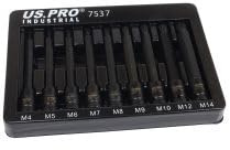 9PC 3/8 DR Extra Long Impact Spline BIT Socket Set