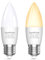 Lamptobe Candle E27 Screw Bulb, Large Screw in Light Bulb E27 LED Bulb, Non-dimmable 7W C37 ES Candle Light Bulbs for Chandelier and Ceiling Pendant, Warm White 3000K, 2-Pack