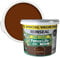 SAVING HUB One Coat Fence Life Paint - Garden Shed & Fence Paint - for Rough Wood - Trellis, Sheds & Wooden Structures - Showerproof in 1 Hour (Medium Oak, 12 Liter)