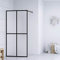ARKEM Duschwand für Walk-in Dusche Mattes Sicherheitsglas 100x195 cm Duschabtrennung Bodengleiche Dusche