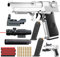 Bybykoi Spielzeug Pistole Kinder Pistole Wüstenadler M1911 for Kinder,1:1 Spielzeugpistole Schaumstoff-Blaster Toy Gun…