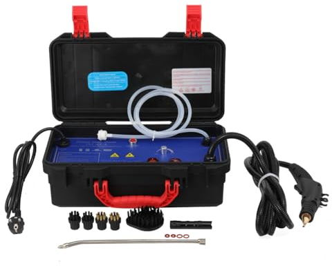 ECUTEE Limpiador de vapor de alta presión, portátil, de alta temperatura, vapor de alta presión, máquina de limpieza para el hogar, 3000 W, 220 V, 100-120 °C, para cocina, baño, suelo, paredes,