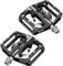 ZHAOYUQI Bike Pedals Mtb Pedals For Bicycle Clip Automatic Pedals Platform Mountain Bike Mixed Footrest Double Function Power Meter Mtb Pedals(Black)
