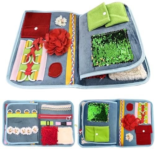 MOZMY Couverture nid pour personnes atteintes de démence, jouets pour personnes atteintes de démence, couverture sensorielle pour les mains et la démence