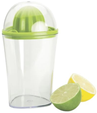Citystores® CE Citrus Press Juicer With Storage Cup Manual Juicer For Oranges Lemons And Limes Easy Squeeze Hand Juicer With Built-in Strainer Bpa-free Plastic Juicer With Measuring Storage Cup Dishwa
