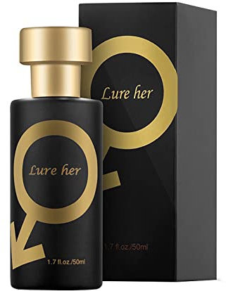 Cologne Parfum Herren, Lure Her Alpha Touch, Luther Pheromone, Golden Perfume für Männer und Frauen, Lang Anhaltende Pheromone (50ml)