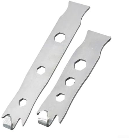 Lot de 2 outils d'artefact en fil de fer de jardin, conçus de façon ergonomique pour plus de confort et d'efficacité (2 grandes tailles)