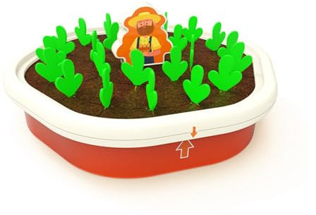 Juego de Cosecha de Zanahorias para Niños, Juego de Cosecha de Zanahorias, Entrenamiento de Memoria a Juego de Colores, Juguete Educativo para Tirar de Rábanos, 24 Uds.