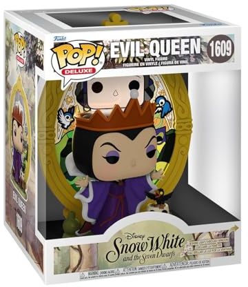 Funko Pop! Deluxe: Villains - Evil Queen - (Glass) - Disney Villains- Figura de Vinilo Coleccionable - Idea de Regalo - Mercancia Oficial - Juguetes para Niños y Adultos - Horror Fans