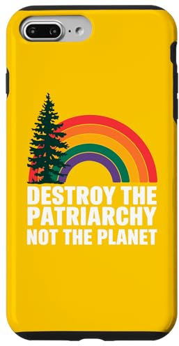 Destroy the Patriarchy Not the Planet Case for iPhone 7 Plus/8 Plus