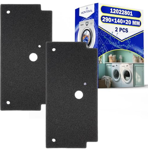 2 Pièces Filtre Seche Linge 292x142x19 mm avec le Code Original 12022801 pour Bosch pour Constructa pour Siemens - MONTERAL