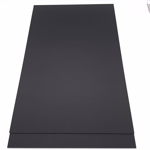 Acrylglas GS mattschwarz 5mm Zuschnitt 600x400mm, matt/matt, stabile PMMA Platte, geprüfte Industriequalität, beidseitig hochwertige PE Schutzfolie