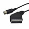 Straße Game Cavo Scart AV RGB SCART per Sega Megadrive 1 versione C-Pin - Compatibile Genesis JAP/US - Alta Qualità Audio/Video - 1,8 m