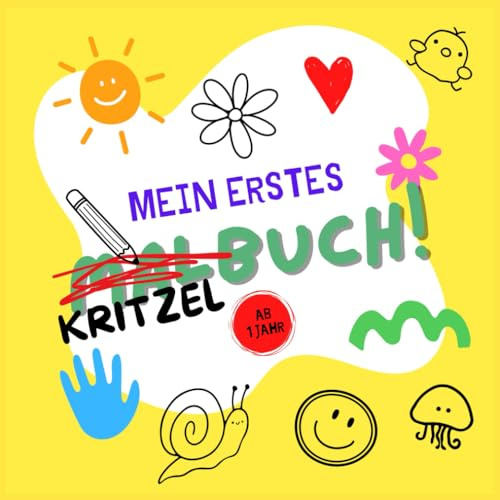 Mein erstes Kritzel-/Malbuch ab 1 Jahr