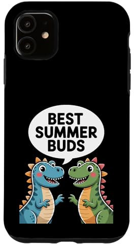 Best Summer Buds – Cute Dinosaur Friends Summer Case for iPhone 11