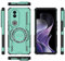 Custodia posteriore per smartphone Compatibile con Vivo V50 5G (versione estera) Custodia robusta antiurto, rigida, sottile e solida con supporto for la ricarica wireless. Pacchetti di cover(Ye?il)