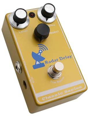 SPYMINNPOO Pedal der Gitarrenverzögerungseffekte, Analoge Digitale Hybridverzerrung Optimiertes Echo für Enthusiasten