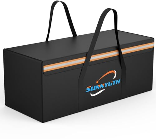 SunnyLith 12 V 200 Ah LiFePO4 Batteria al litio Fireproof Safe Bag, grande capacità a prova di esplosione Lipo Battery Bag per la ricarica e la conservazione, scatola impermeabile per documenti e