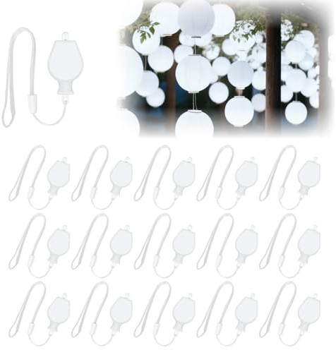 TaimeiMao Lot de 15 mini guirlandes lumineuses LED blanches avec cordon de serrage
