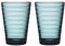 Iittala Aino Aalto Trinkglas 33 cl, 2-er Set, seeblau