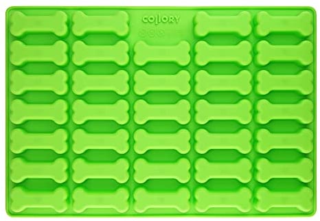 Collory große Knochen (7cm) Silikon Backform, Knochenbackform für Hundekekse und Hundeleckerlies, Pralinenform, Antihaftend und Lebensmittelecht (BPA-Frei)