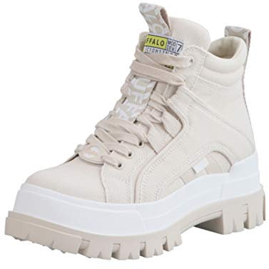 Buffalo Damen ASPHA NC MID Halblange Stiefel, BEIGE, 36 EU