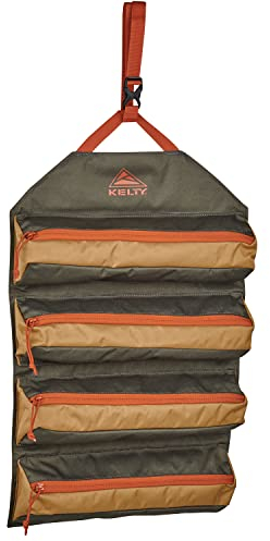 Kelty Chef Roll - Kit de organización Kitchen Basics para Herramientas de Cocina, Cuchillos, Bolsillos Profundos con Cremallera, Almacenamiento Enrollable