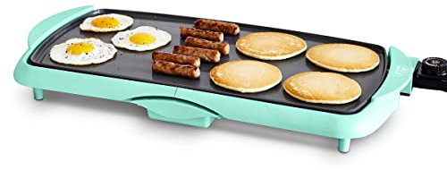 GreenLife CC005859-001 Healthy Ceramic Nonstick Electric Griddle, Turquoise