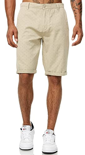 Tazzio Chino Shorts Herren Chinoshorts Kurze Hose A202 (Beige, W31)