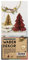 folia 49213 - Wabendekor Berry XMAS Trees, Weihnachtsanhänger 2er Set, Höhe ca. 20 und 13 cm, faltbare Weihnachtsdeko für innen
