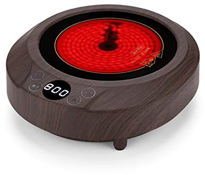 Estufa eléctrica de 800W, estufa de té inteligente, placa caliente eléctrica, horno de calefacción multifuncional, Mini calentador de inducción, tetera de 220V