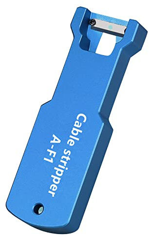 Taglierina longitudinale in alluminio per fibra ottica A-F1 guaina per cavi taglierina per cavi taglierina blu