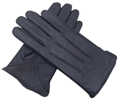 vkeid Winter Herren Handschuhe Handgelenk Handschuhe Futter Maschine Nähen Warm Fahren Reiten Reiten