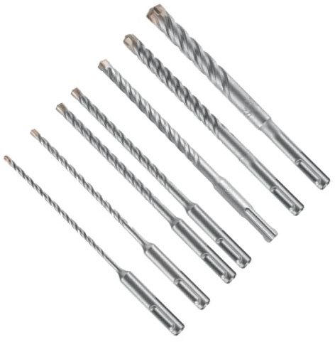 Bosch HC4CK007-7 Stück SDS-Plus® Bulldog™ Robustes Bohrhammer-Bit-Set